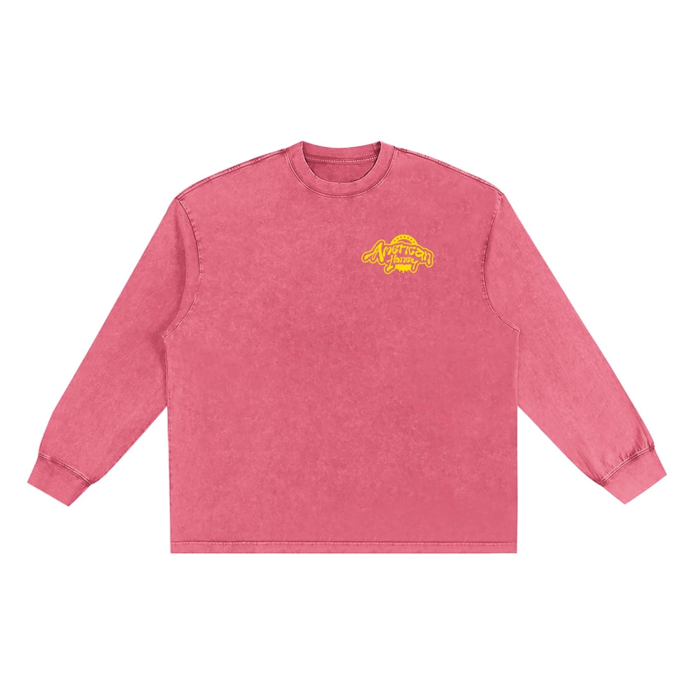 snow washed frayed edge t shirt