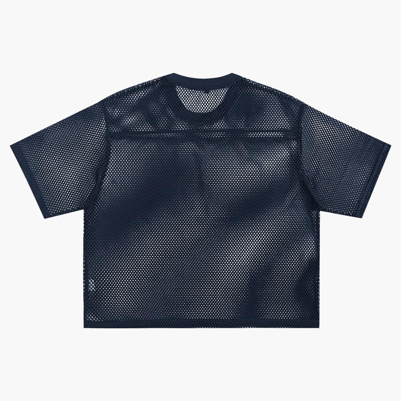 see through boxy net t shirt