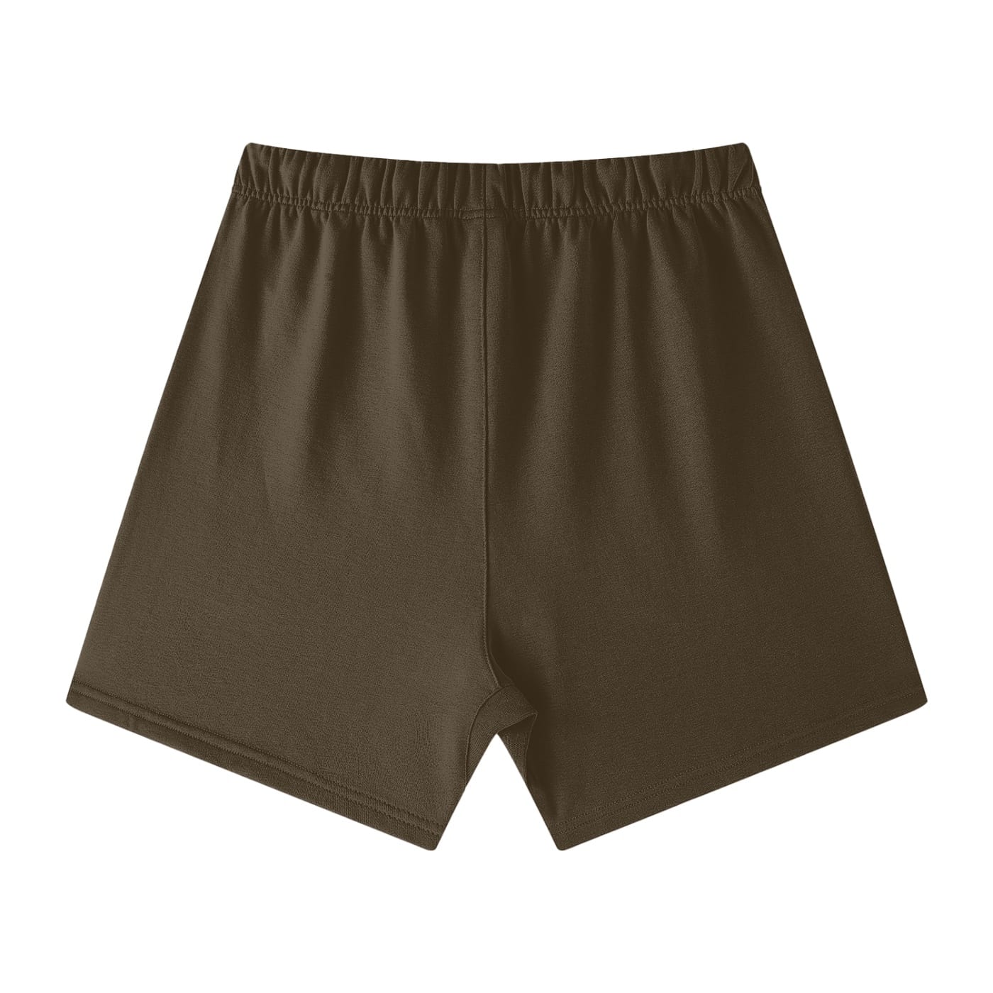 unisex earth tone loose fit cotton shorts