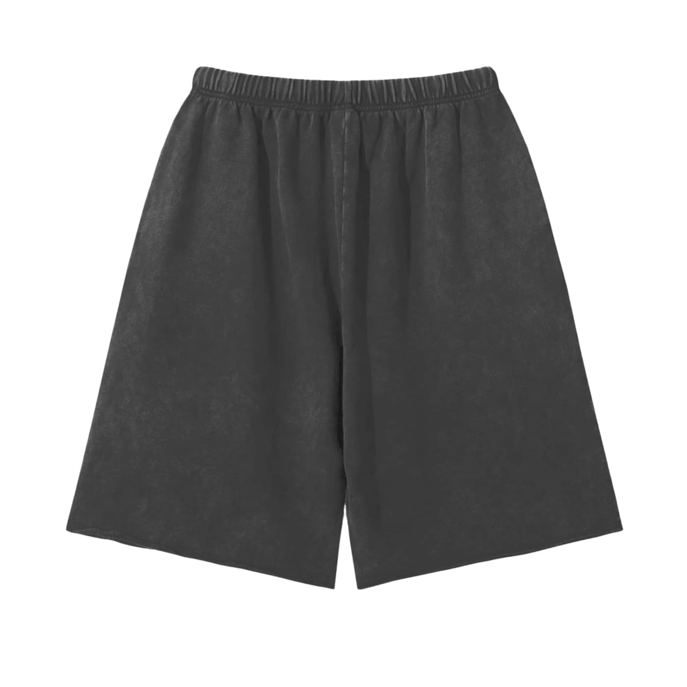 Snow Washed Raw Hem Shorts - Image 2