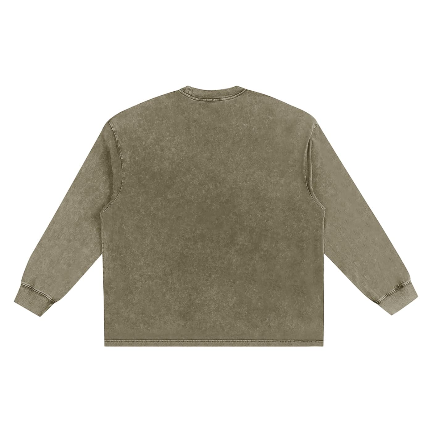 snow washed frayed edge t shirt