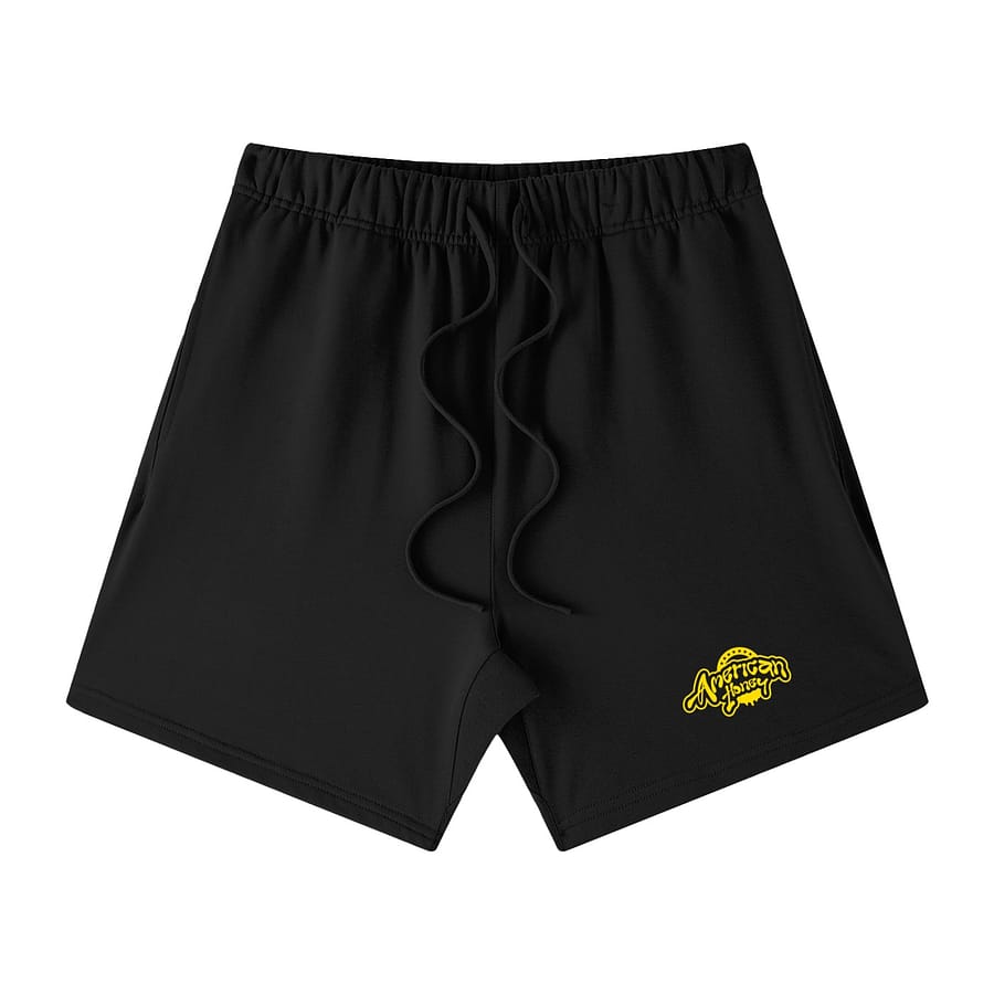 unisex earth tone loose fit cotton shorts